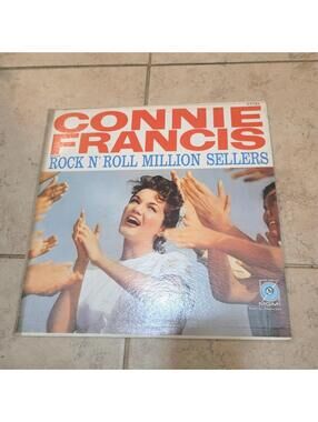 Connie Francis Vinyl LP Sings Rock N Roll Million Sellers 1960 MGM E3794 VG/VG